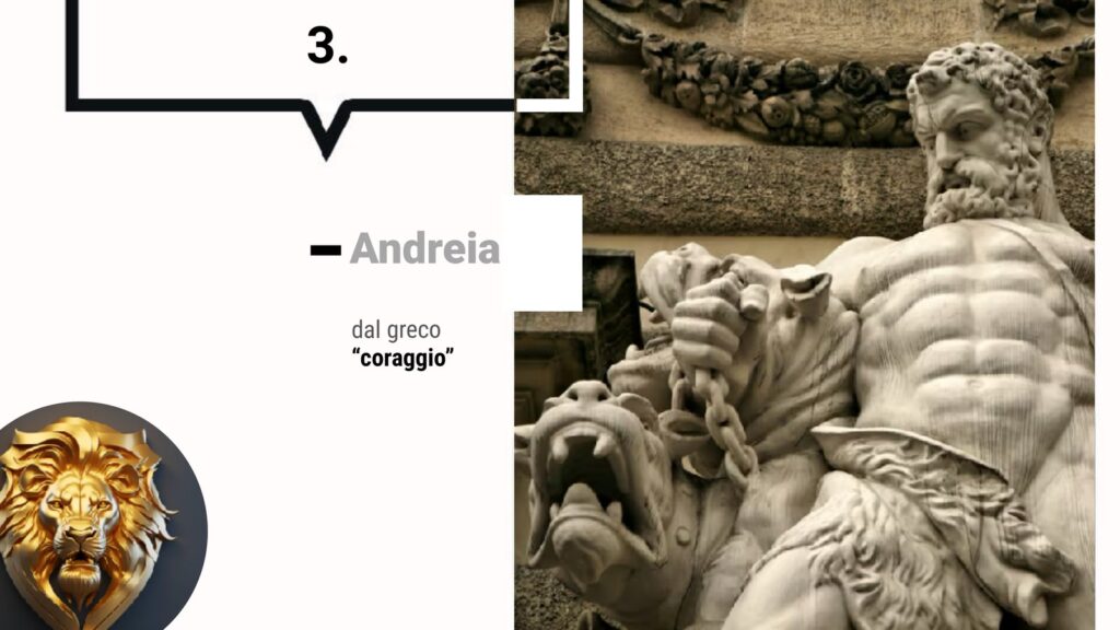 Proposta di naming Andreia, dal greco coraggio: il nome scelto